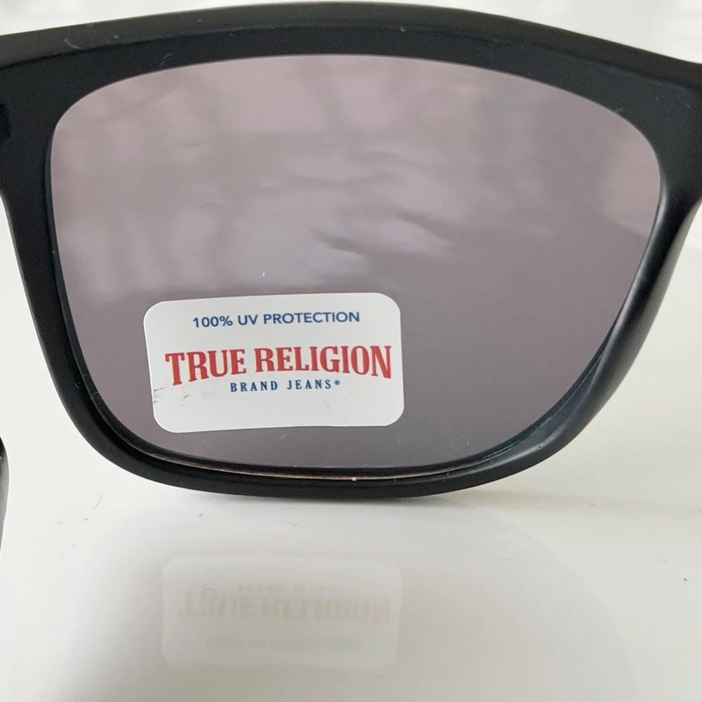 True Religion Black and Blue Wearable Glasses New orange logo and UV Protection